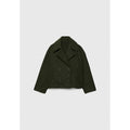 Ins Double-breasted Lapel Blazer Jacket Fashion Loose Woolen Short Coat Elegant Commuting Women's Clothing